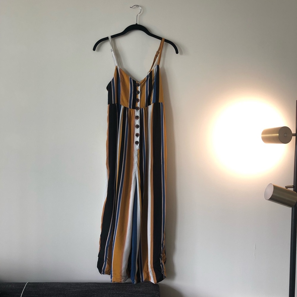 Striped UO Jumpsuit